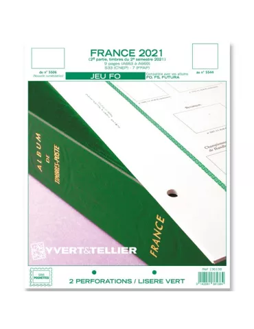 FRANCE FO : 2021 - 2E SEMESTRE (JEUX SANS POCHETTES)