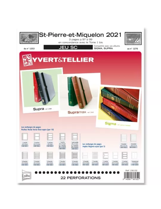SAINT PIERRE ET MIQUELON SC : 2021 (JEUX AVEC POCHETTES)