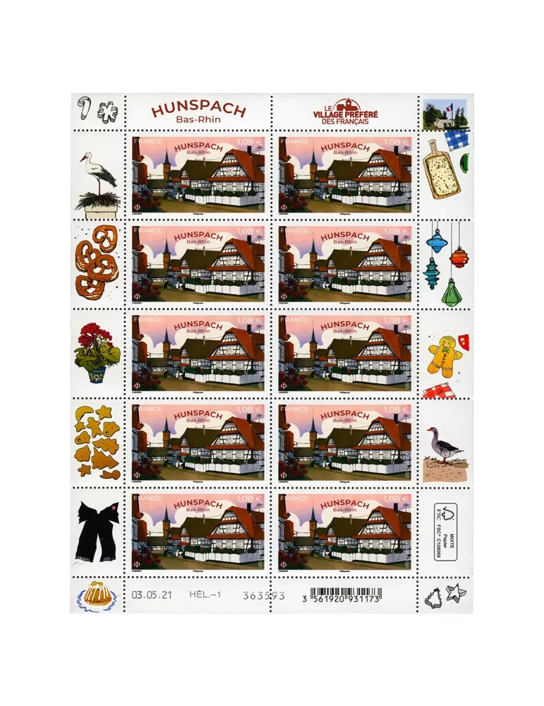 n° F31 - Timbre France Feuillets de France (n° 5506)