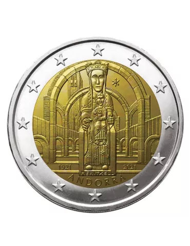 BU : 2 EURO COMMEMORATIVE 2021 : ANDORRE (Couronnement de Notre-Dame de Meritxell) 2