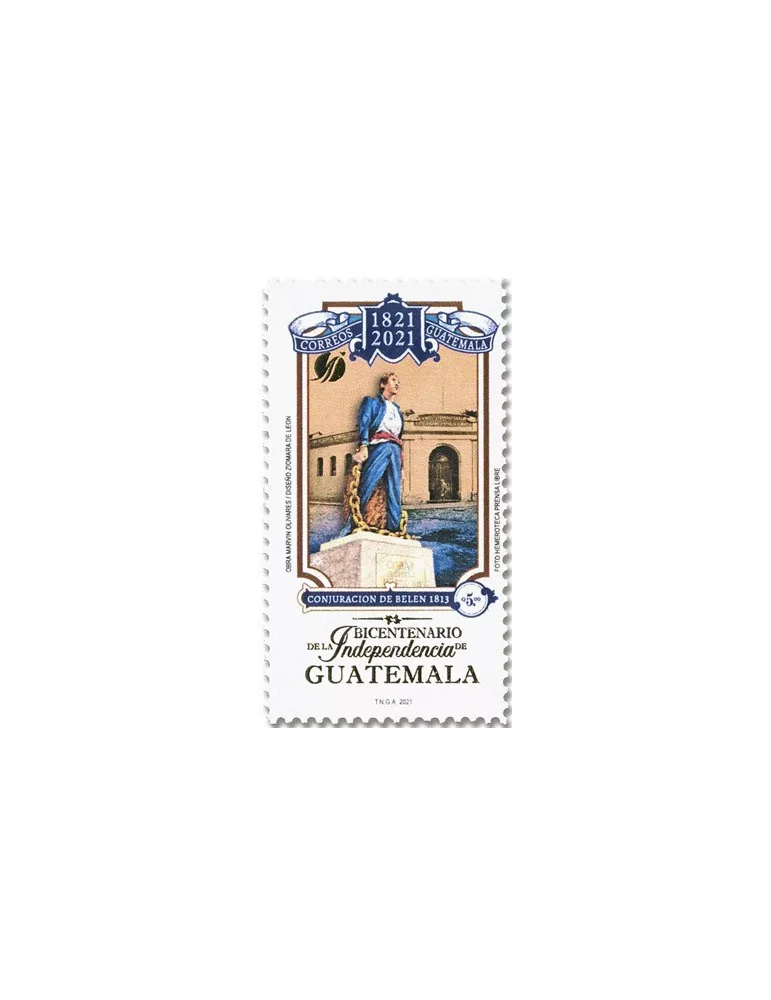 n° 753/757 - Timbre GUATEMALA Poste