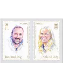 n° 2041/2042 - Timbre NORVEGE Poste