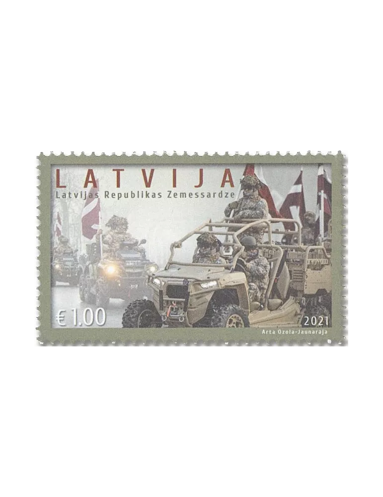 n° 1112 - Timbre LETTONIE Poste