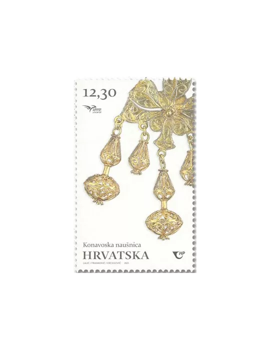 n° 1417 - Timbre CROATIE Poste