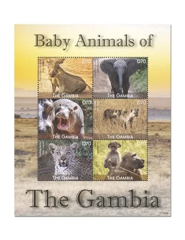 n° 6164/6169 - Timbre GAMBIE Poste