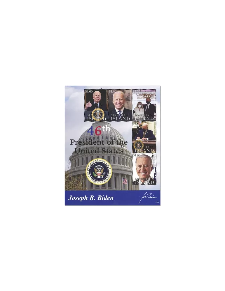 n° 4145/4149 - Timbre MARSHALL Poste