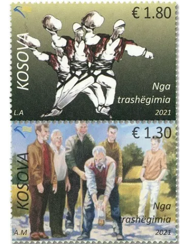 n° 380/381 - Timbre KOSOVO Poste