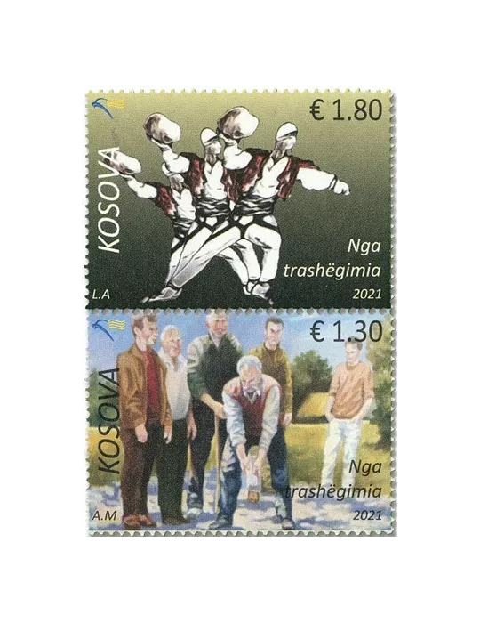 n° 380/381 - Timbre KOSOVO Poste