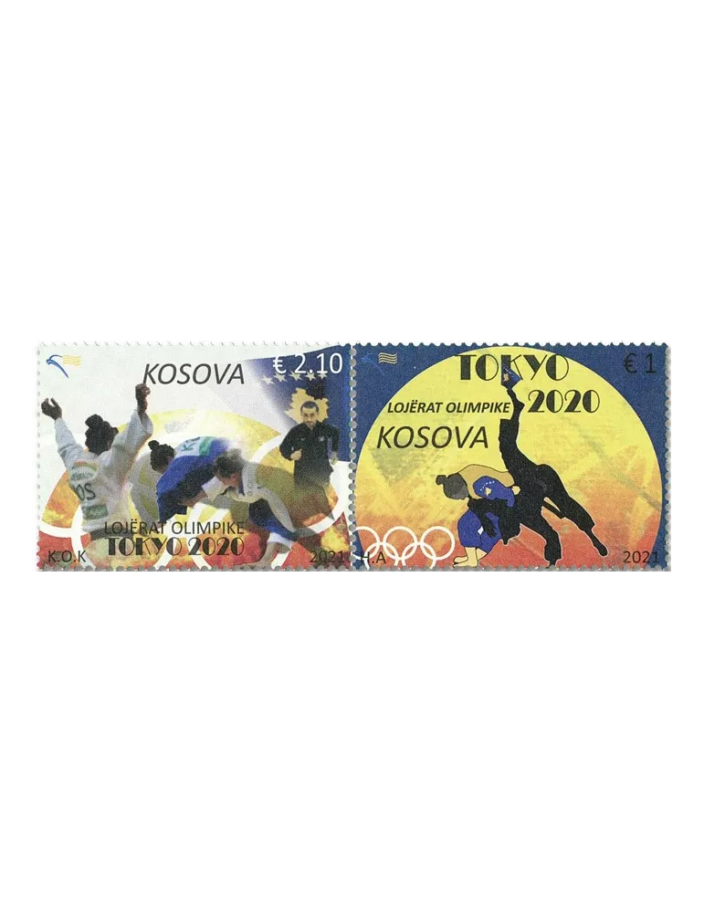 n° 382/383 - Timbre KOSOVO Poste