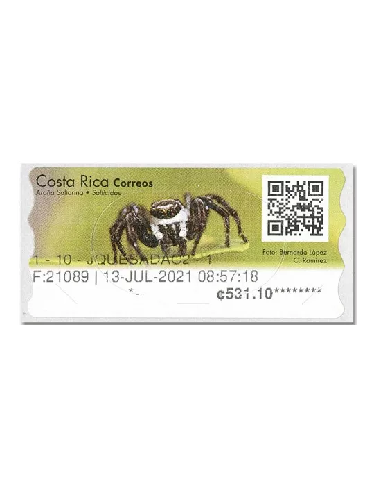 n° 19 - Timbre COSTA RICA Timbres de distributeurs