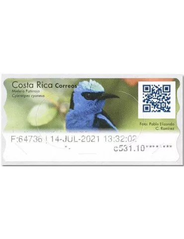 n° 20 - Timbre COSTA RICA Timbres de distributeurs
