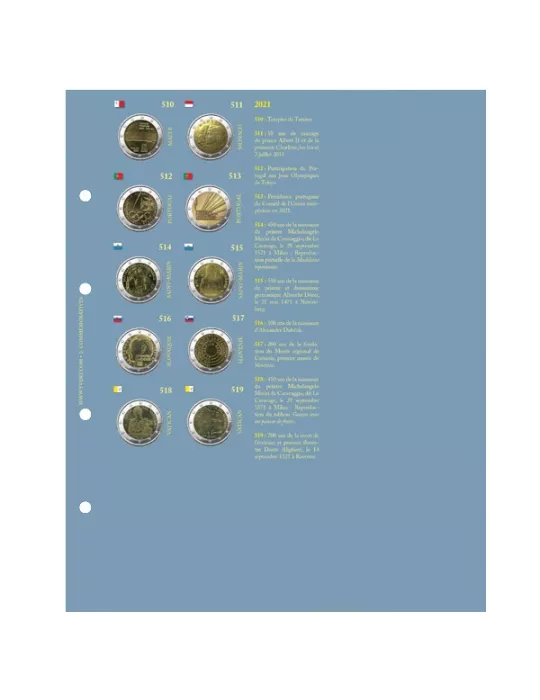 Recharges 2€ COMMÉMORATIFS (2021)