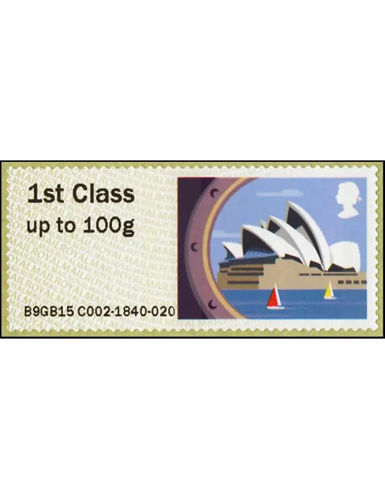 n° 92/97 - Timbre GRANDE-BRETAGNE Timbres de distributeurs