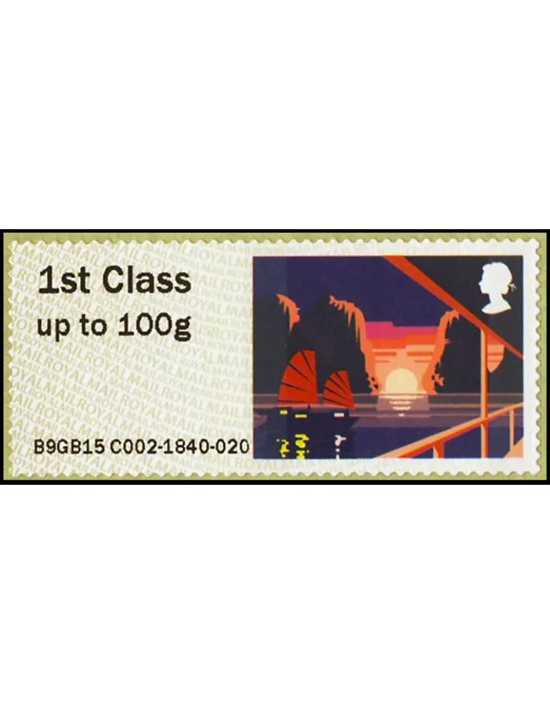 n° 92/97 - Timbre GRANDE-BRETAGNE Timbres de distributeurs