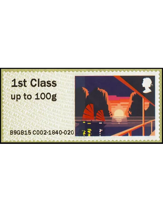 n° 92/97 - Timbre GRANDE-BRETAGNE Timbres de distributeurs