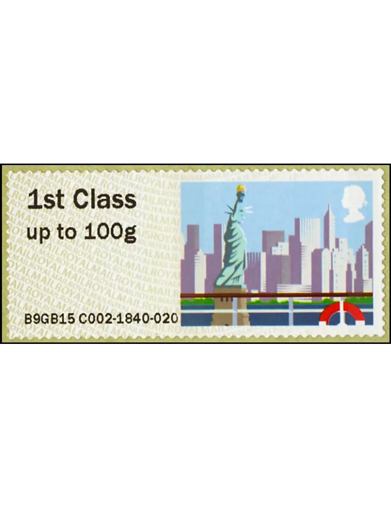 n° 92/97 - Timbre GRANDE-BRETAGNE Timbres de distributeurs