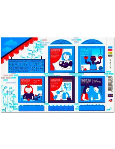 n° 1869/1873 - Timbre AFRIQUE DU SUD Poste