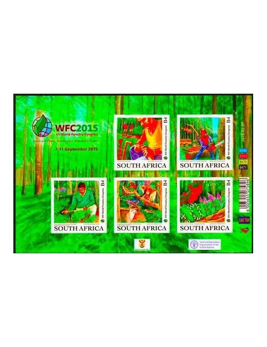 n° 1882/1886 - Timbre AFRIQUE DU SUD Poste