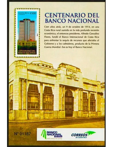 n° 35 - Timbre COSTA RICA Blocs et feuillets