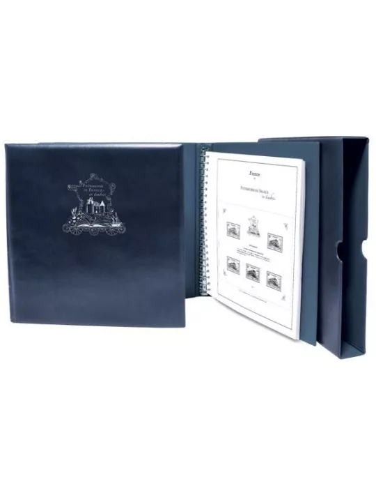 PATRIMOINE DE FRANCE EN TIMBRES : Album SUPRA accompagné des pages d´album (2019/2023)