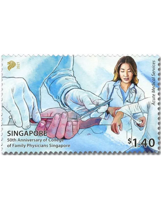 n° 2445/2450 - Timbre SINGAPOUR Poste