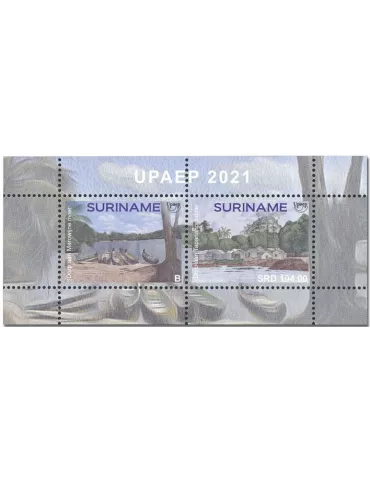 n° 187 - Timbre SURINAM Blocs et feuillets