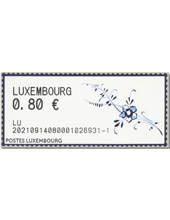 n° 8 - Timbre LUXEMBOURG Timbres de distributeurs