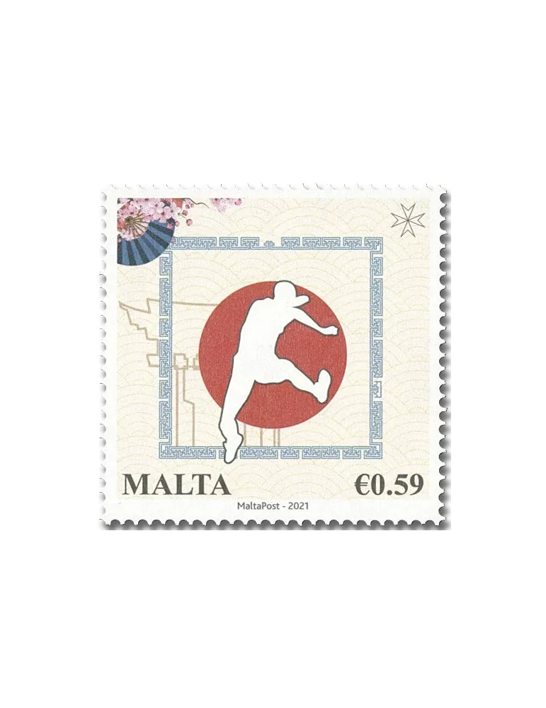 n° 2064/2066 - Timbre MALTE Poste