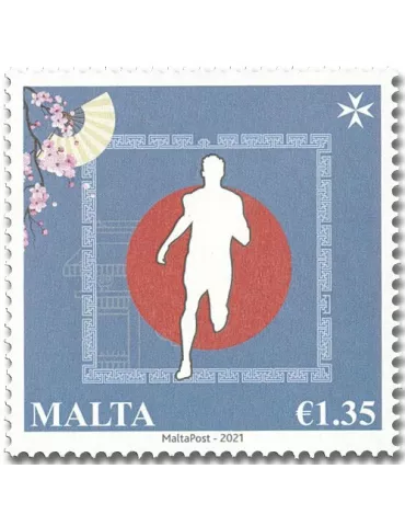 n° 2064/2066 - Timbre MALTE Poste 2