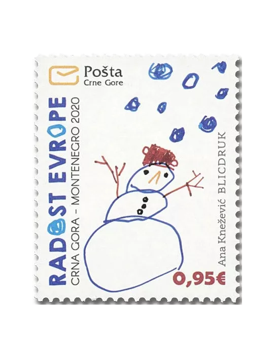n° 450 - Timbre MONTENEGRO Poste