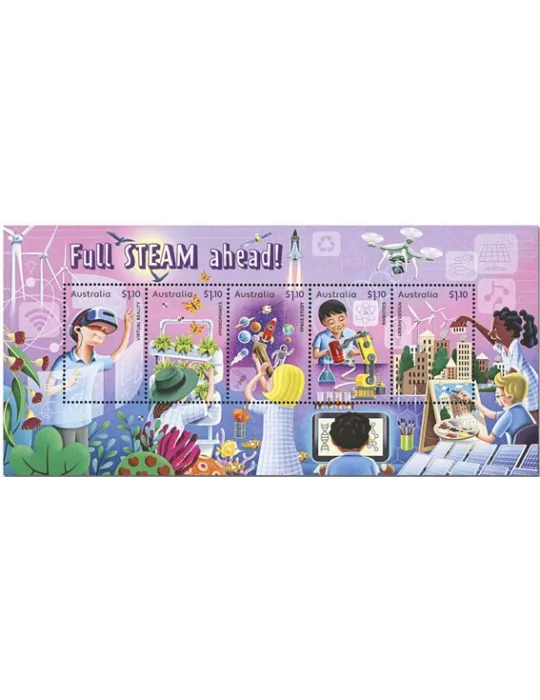 n° 320 - Timbre AUSTRALIE Blocs et feuillets