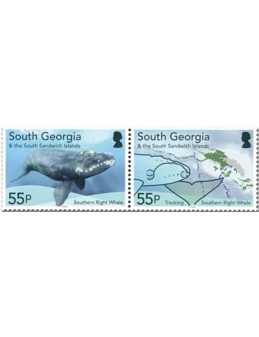 n° 758/763 - Timbre GEORGIE DU SUD Poste