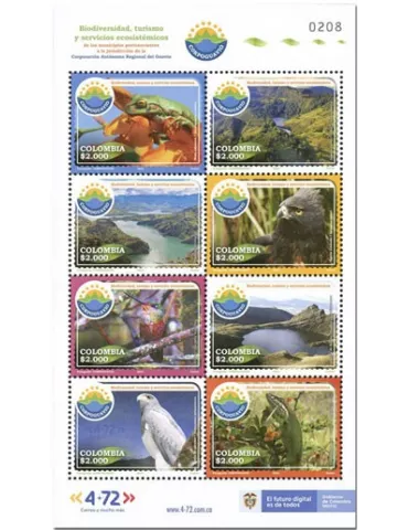 n° 2292/2299 - Timbre COLOMBIE Poste