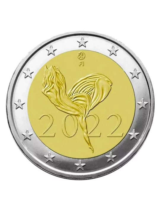 2 EURO COMMEMORATIVE 2022 : FINLANDE (100 ans du ballet National)
