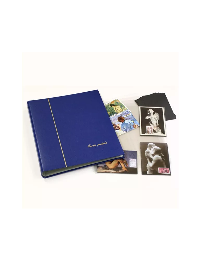 ALBUM CARTES POSTALES : reliure seule