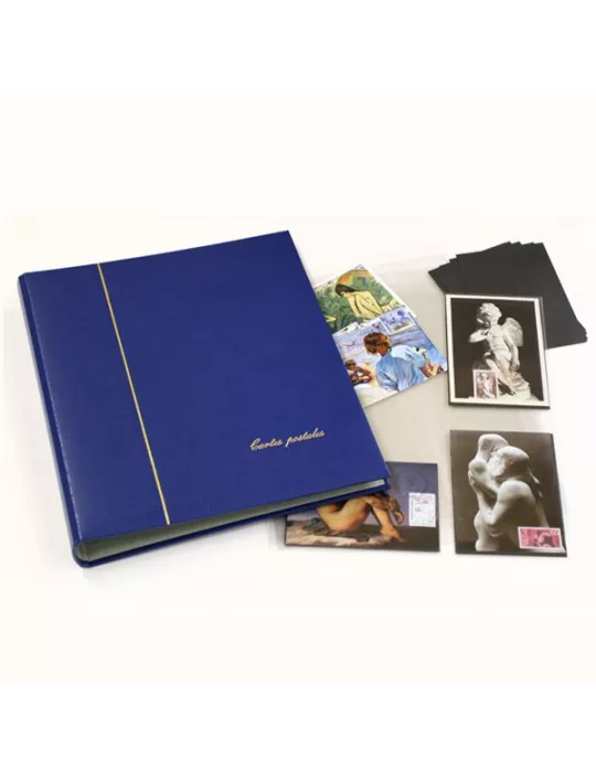 ALBUM CARTES POSTALES : reliure seule