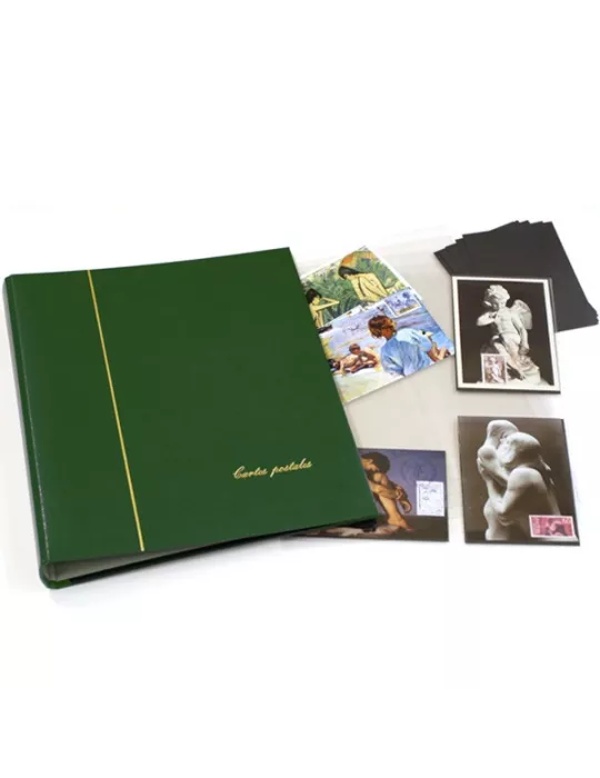 ALBUM CARTES POSTALES : reliure seule
