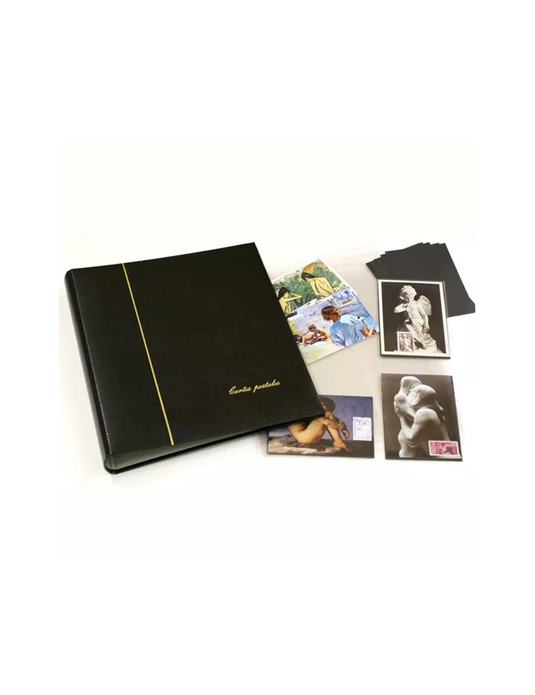 ALBUM CARTES POSTALES : reliure seule