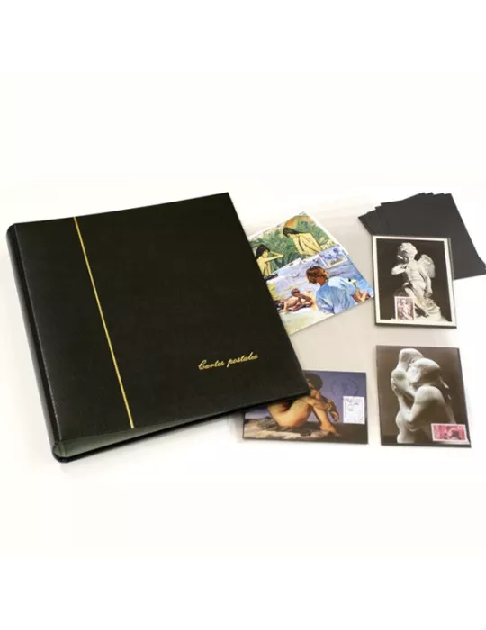 ALBUM CARTES POSTALES : reliure seule