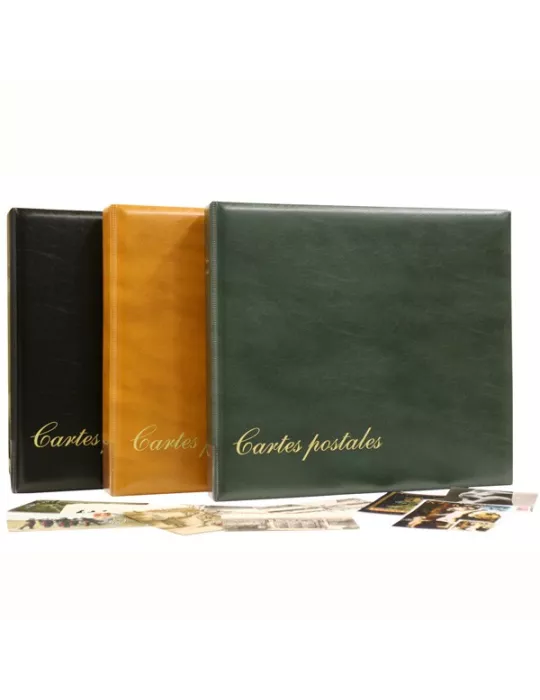 ALBUM CARTES POSTALES LUXE : reliure seule
