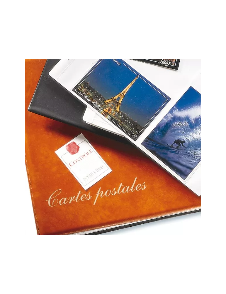 ALBUM CARTES POSTALES LUXE : reliure seule