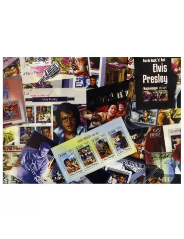 ELVIS PRESLEY : pochette de 20 timbres (Neufs)