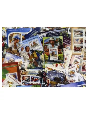 HUMANISTES : pochette de 30 timbres (Neufs)