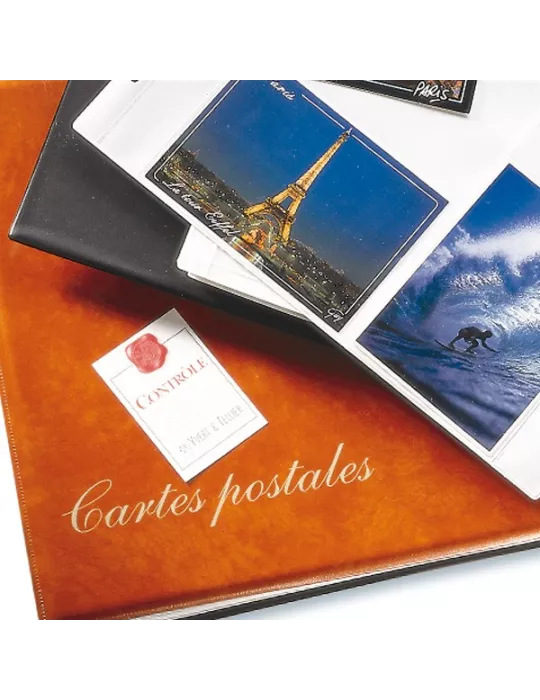 ALBUM CARTES POSTALES LUXE + recharges (CP anciennes)
