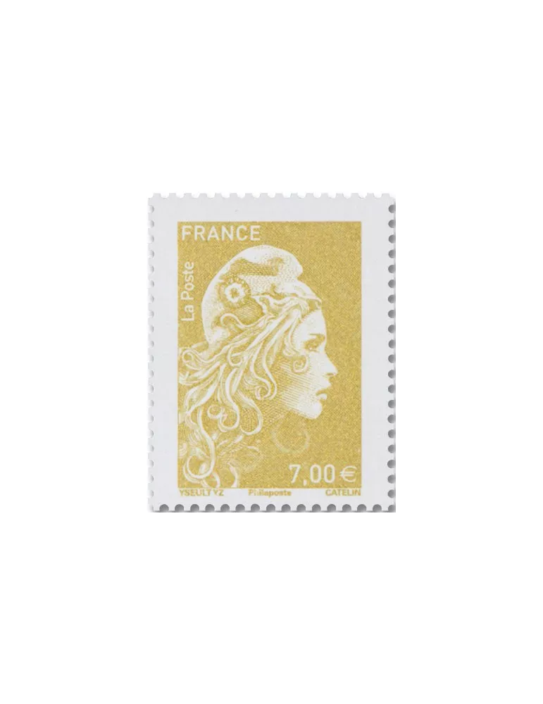 n° 5534A - Timbre France Poste (Affiche Marianne L´Engagée)