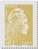 n° 5534A - Timbre France Poste (Affiche Marianne L´Engagée)