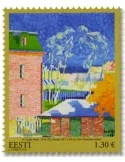 n° 747 - Timbre ESTONIE Poste