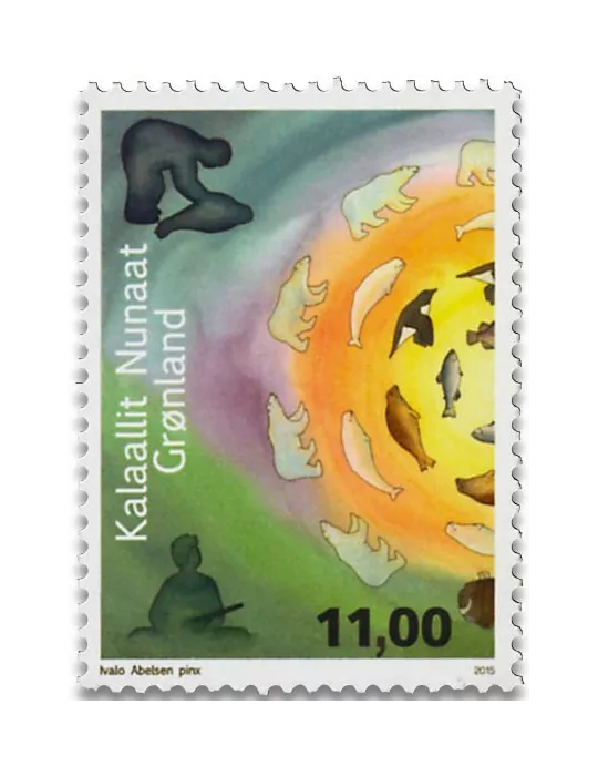 n° 662/663 - Timbre GROENLAND Poste