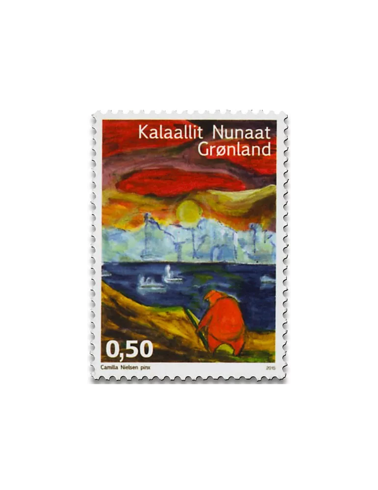 n° 664/665 - Timbre GROENLAND Poste