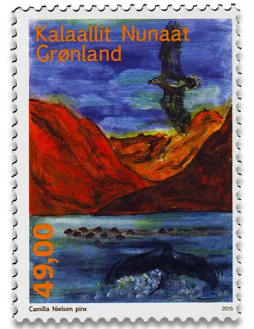 n° 664/665 - Timbre GROENLAND Poste 2
